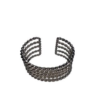 Silver Twisted Cuff Bracelet